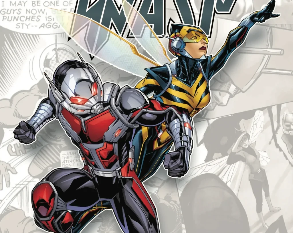 Ant-Man and The Wasp in the comics.