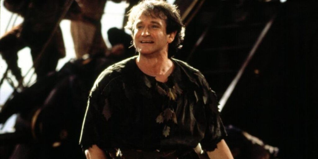 Robin Williams in Spielberg's Hook.