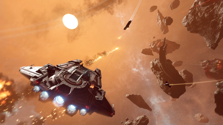 A still from Jump Ship's gameplay | The game is compared to Helldivers 2
