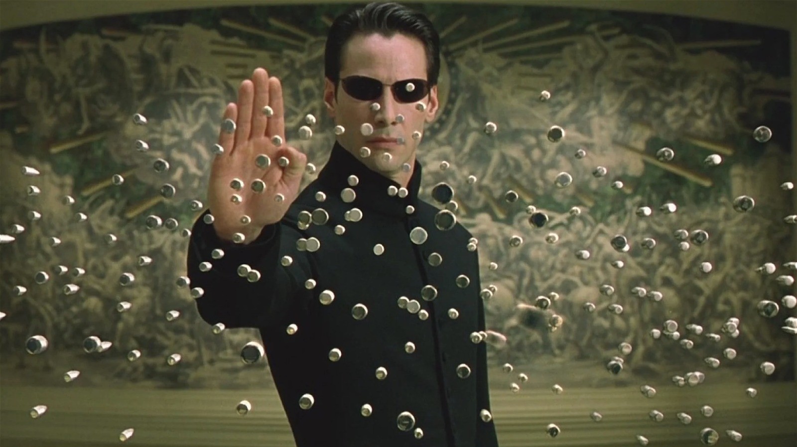 Bullet time in The Matrix