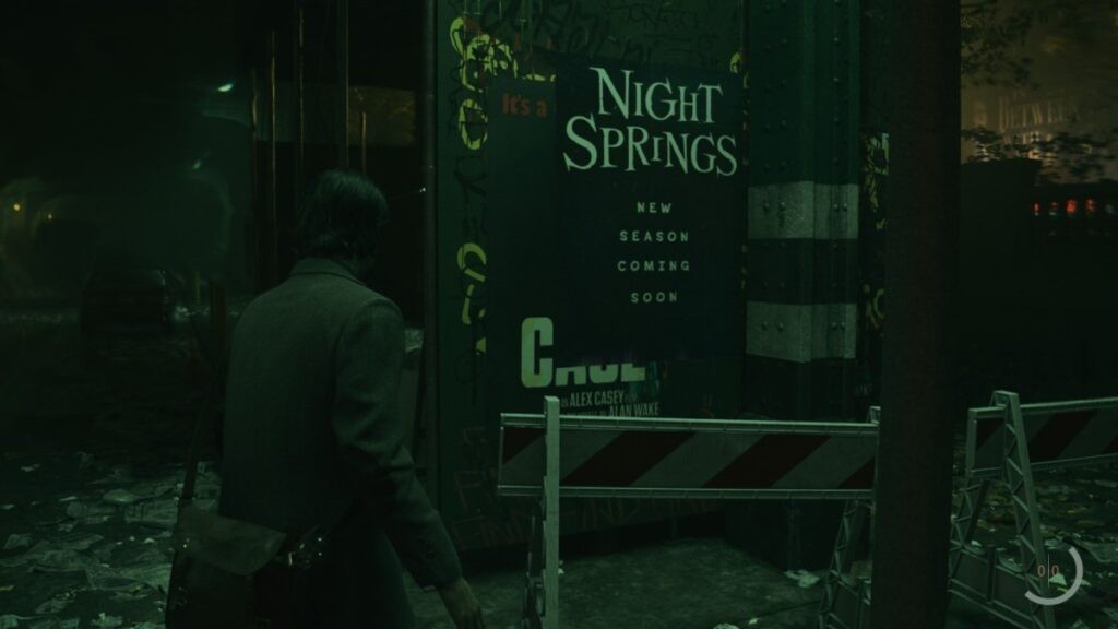Alan Wake 2 Night Springs poster easter egg