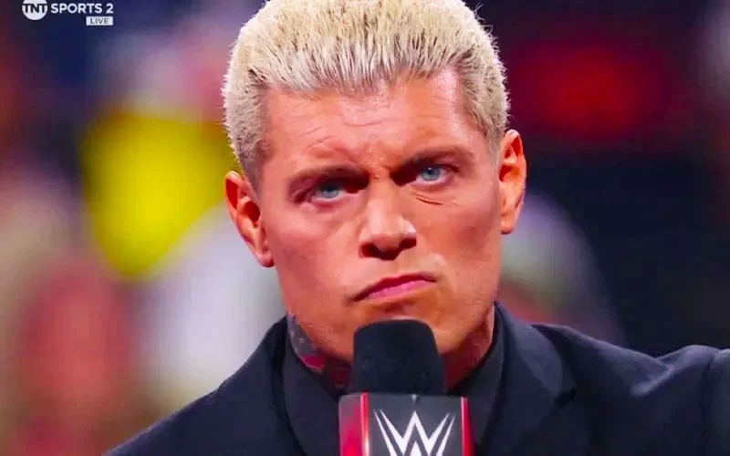 Cody Rhodes angry