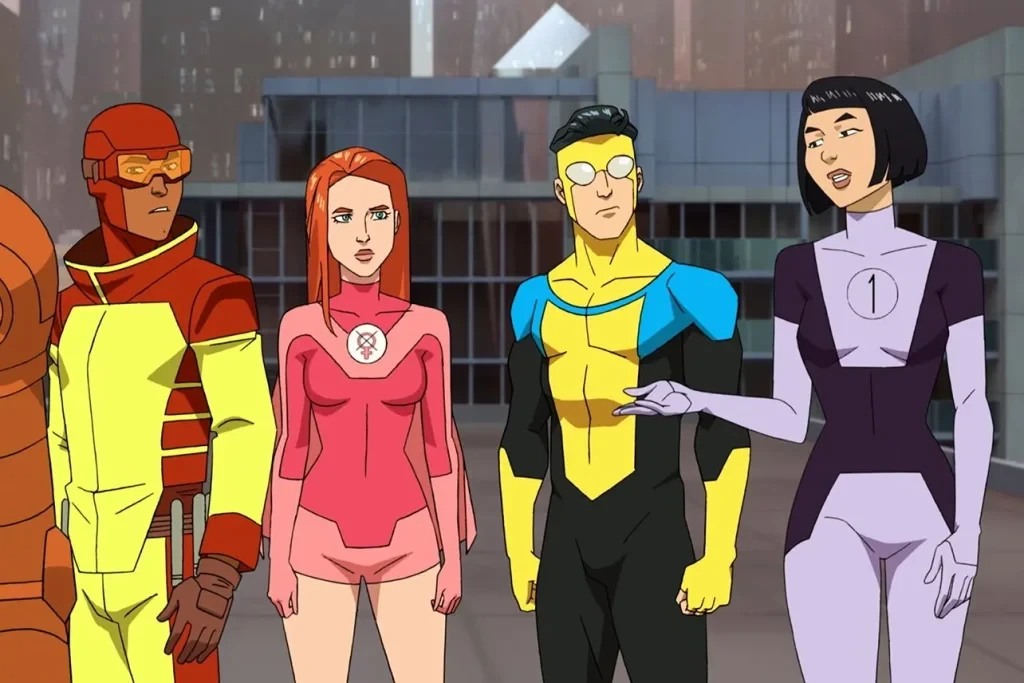 Atom Eve (second left) could be the Ultimate Viltrumite Killer!
