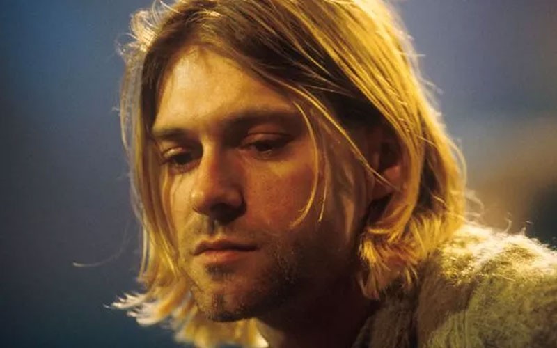 Kurt Cobain sad