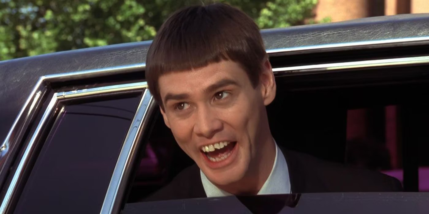 Jim Carrey in a still from Dumb and Dumber