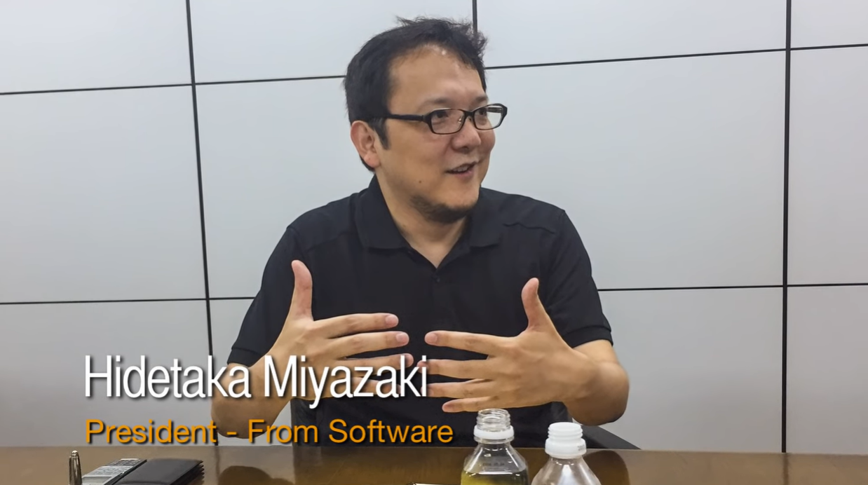 Hidetaka Miyazaki | Via Game Informer on YouTube