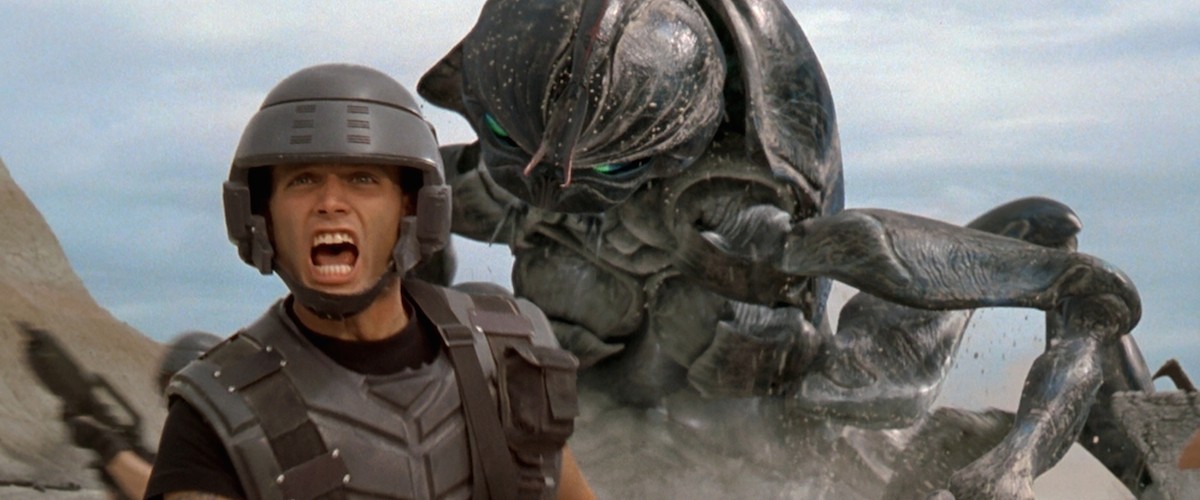 A still from Starship Troopers
