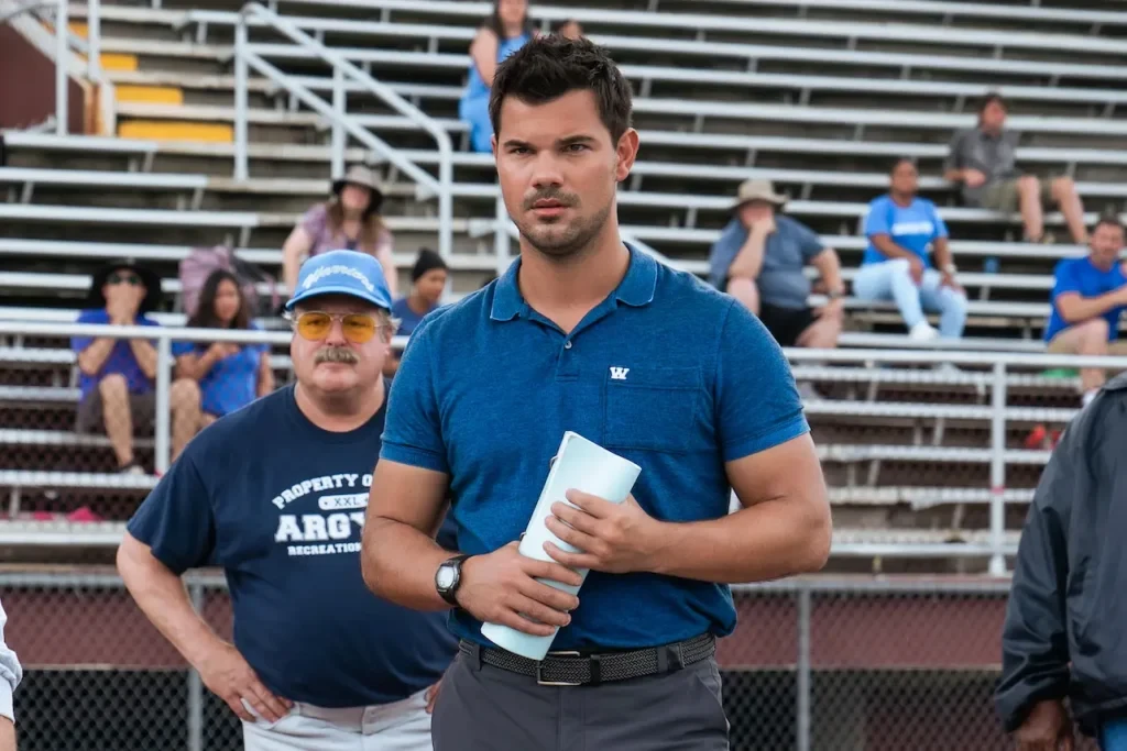 Taylor Lautner in a still from Home Team 