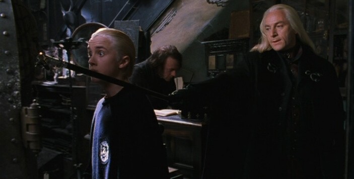 A still from the deleted Chamber of Secrets scene.