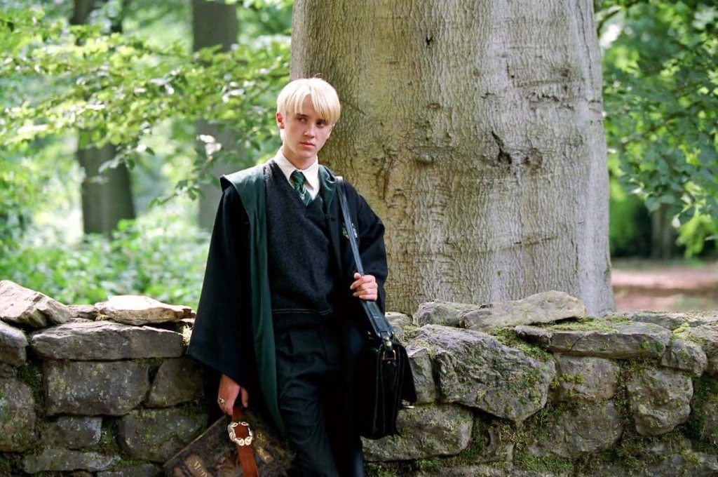 Tom Felton as Draco Malfoy.