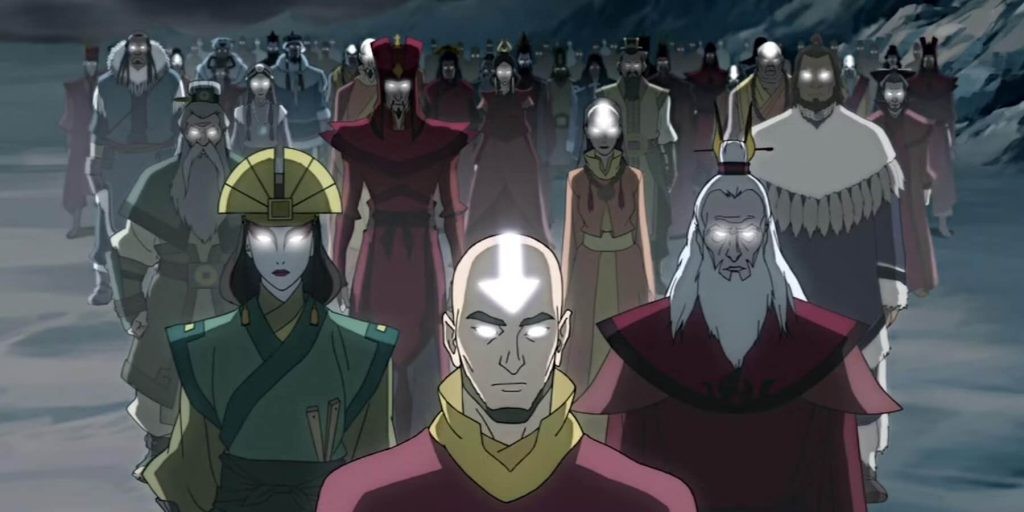 The Avatars in The Last Airbender lore.