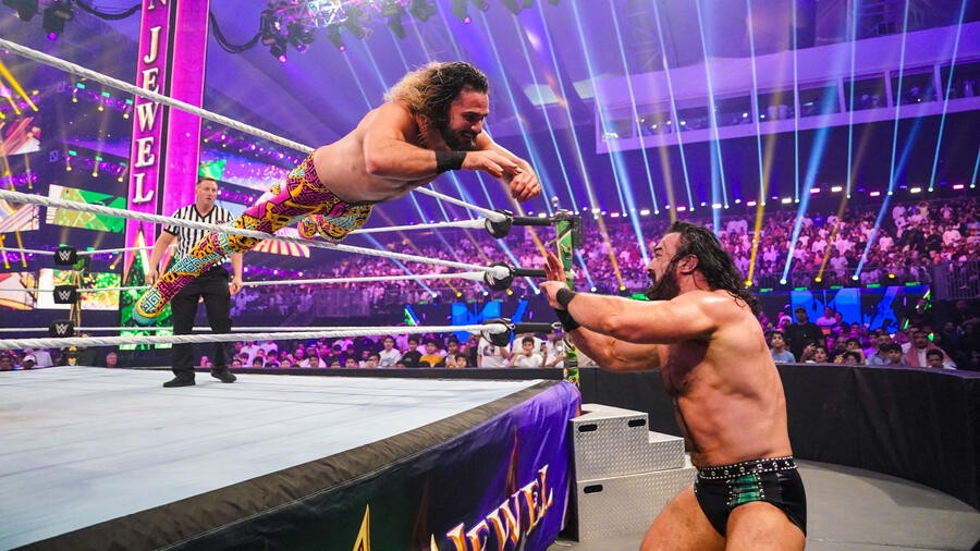 Drew Mcintyre vs Seth Rollins at WrestleMania 40