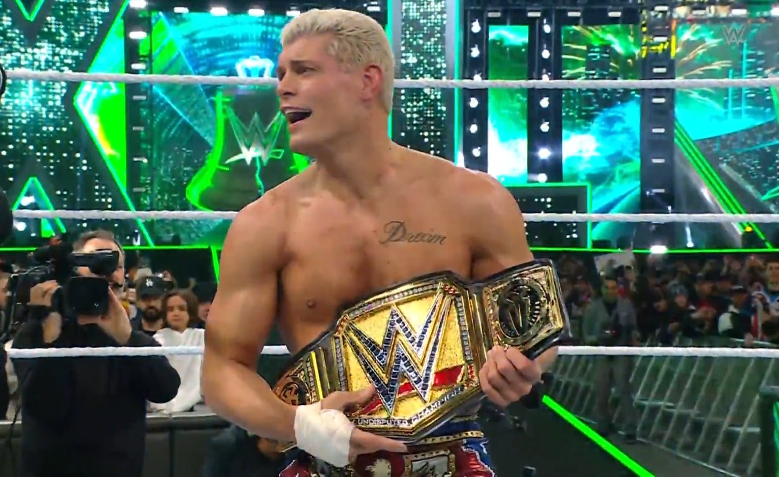 Cody Rhodes won the Undisputed WWE Universal Championship Title after defeating Roman Reigns