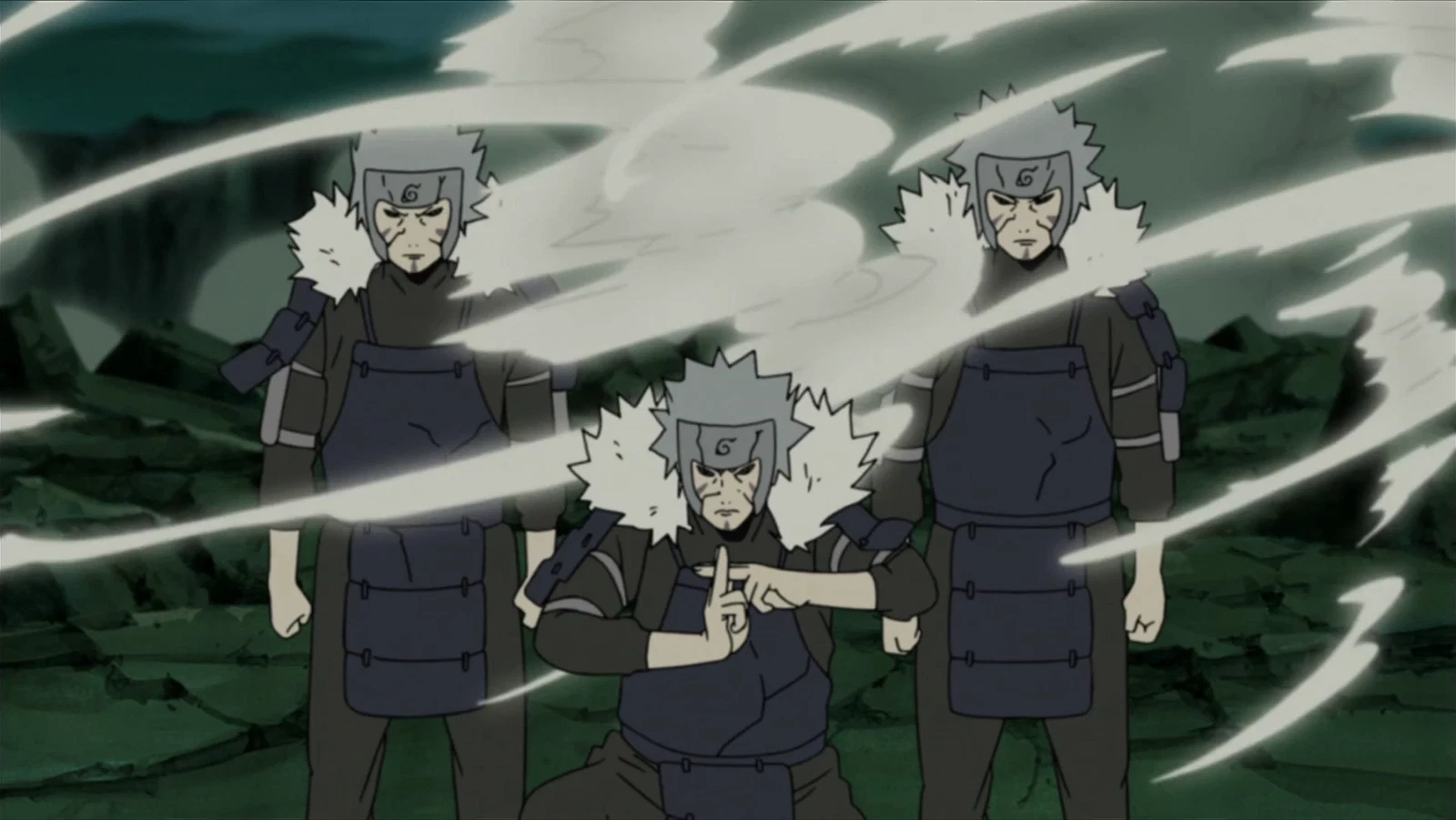 Tobirama using Shadow Clone Jutsu