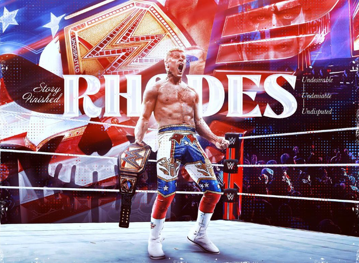 Cody Rhodes won the WWE Universal Championship recently at WM40. | Credit: Rhodes' IG.