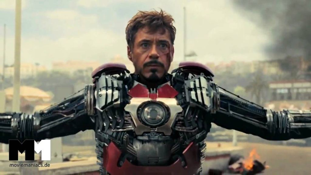 Robert Downey Jr. in a still from Iron Man 2