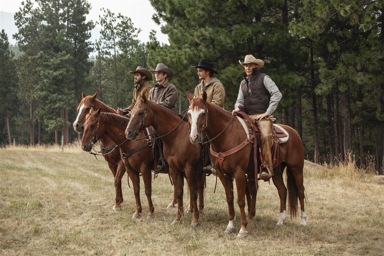 The cast of Yellowstone earlier had only good things to say about Kevin Costner