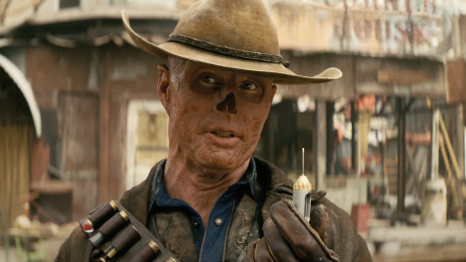 Walton Goggins plays the character of the Ghoul in Prime Video's Fallout