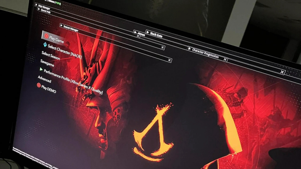 Fans get a first look at the main menu screen of the next Assassin's Creed title, codenamed Red.