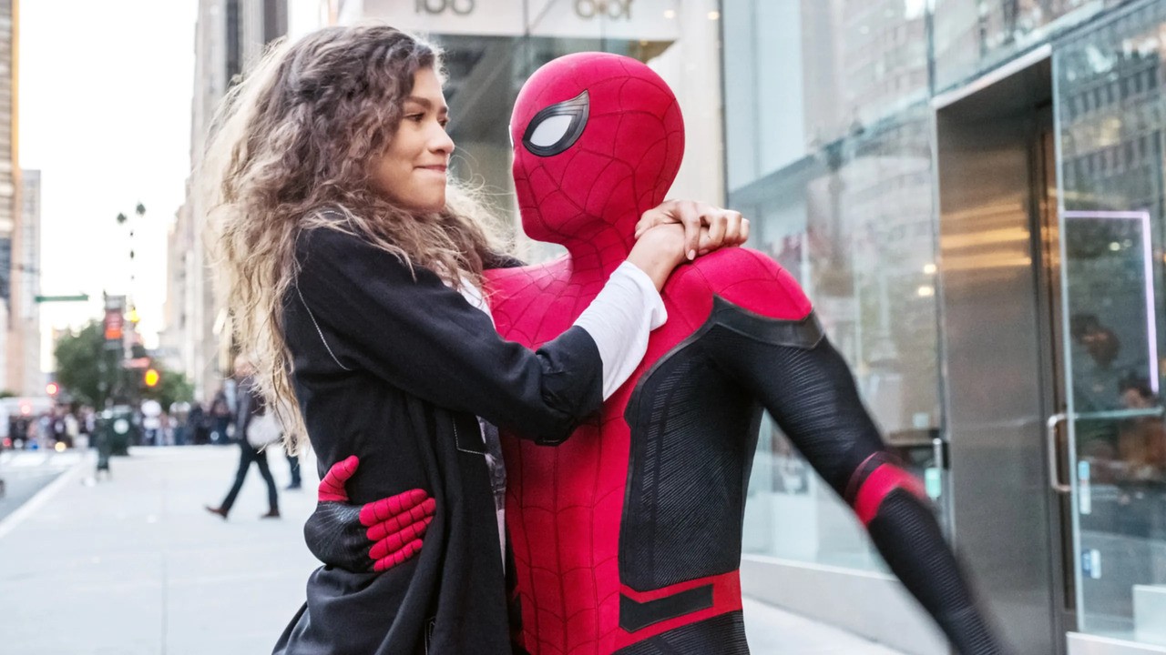 Zendaya and Tom Holland in Spider-Man: No Way Home