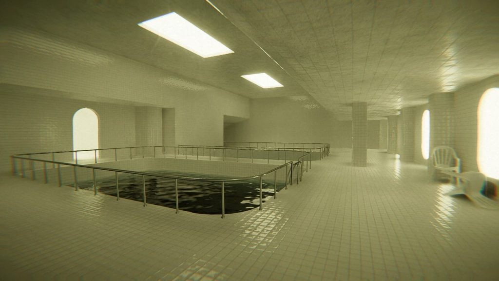 Pools is a horror game like Backrooms but with a twist.