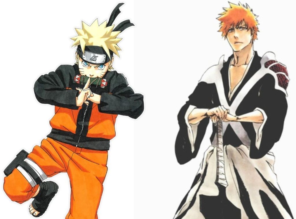 (L-R): Naruto vs. Bleach: Which one is better?