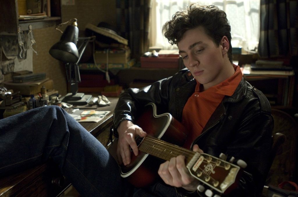 Aaron Taylor-Johnson in a still from Nowhere Boy 