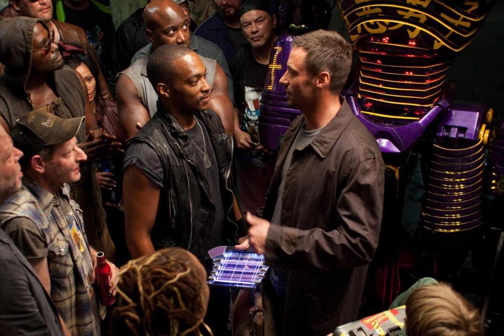 Mackie and Jackman in the film.