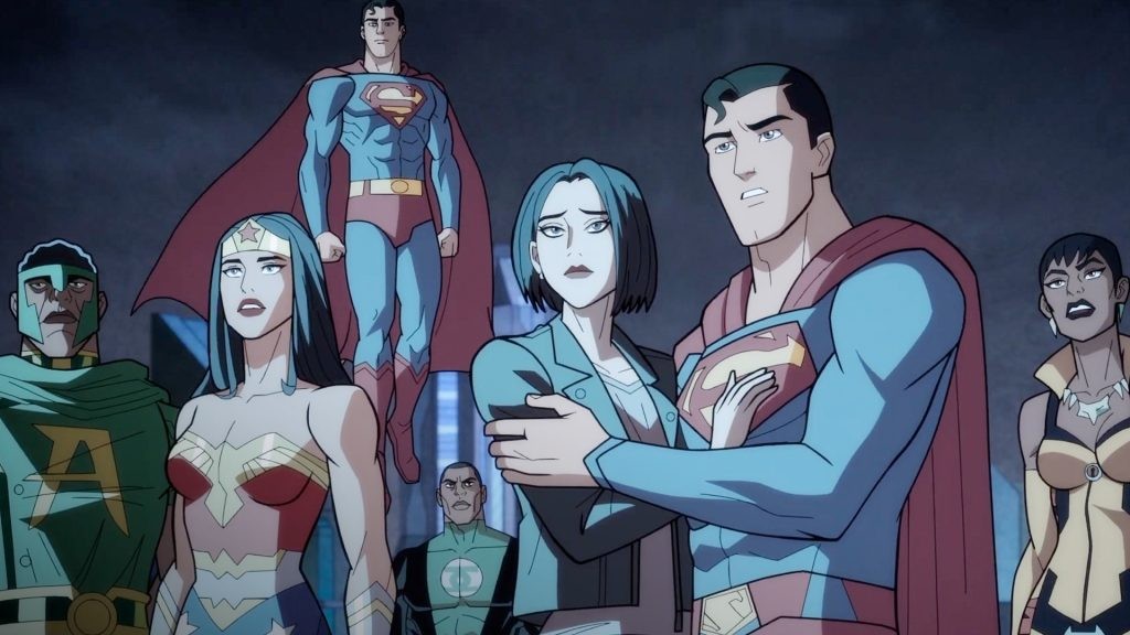 A still of the Justice League from Bruce Lukic's Crisis on Infinite Earths adaptation