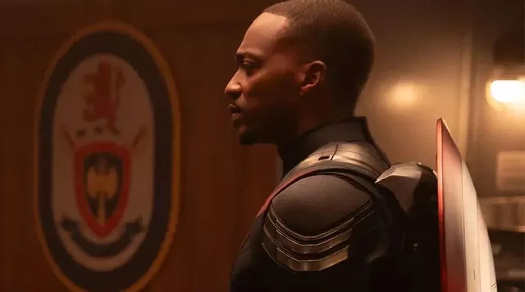 Anthony Mackie in the first look from Captain America: Brave New World
