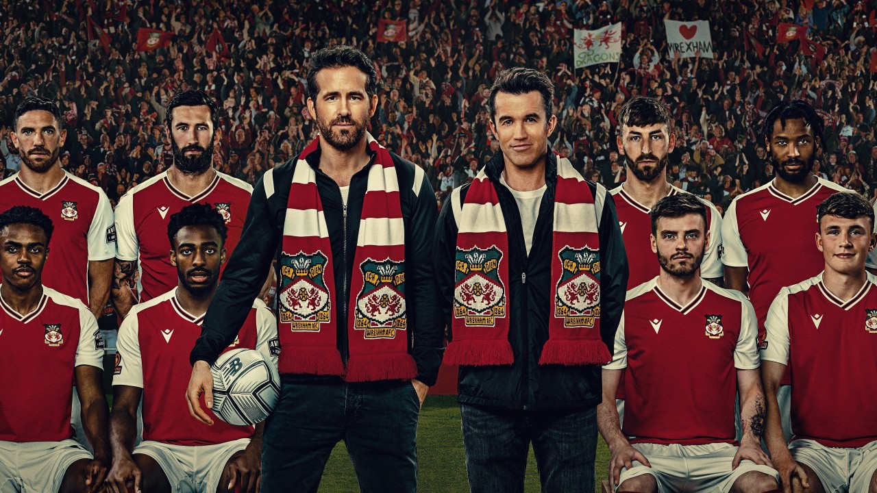 Ryan Reynolds and Rob in the poster for Welcome to Wrexham: Season 2