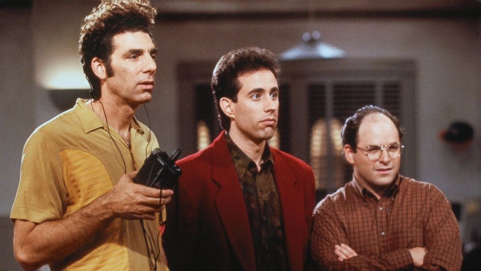 Michael Richards, Jerry Seinfeld, and Jason Alexander in Seinfeld