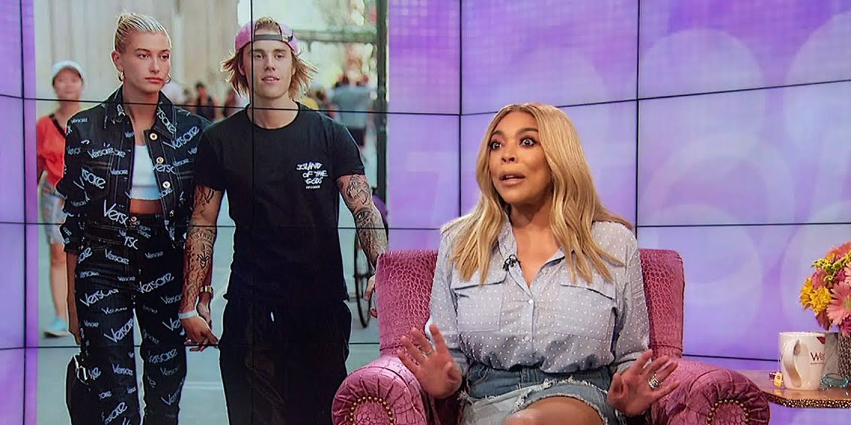 Hailey Baldwin and Justin Bieber on The Wendy Williams Show