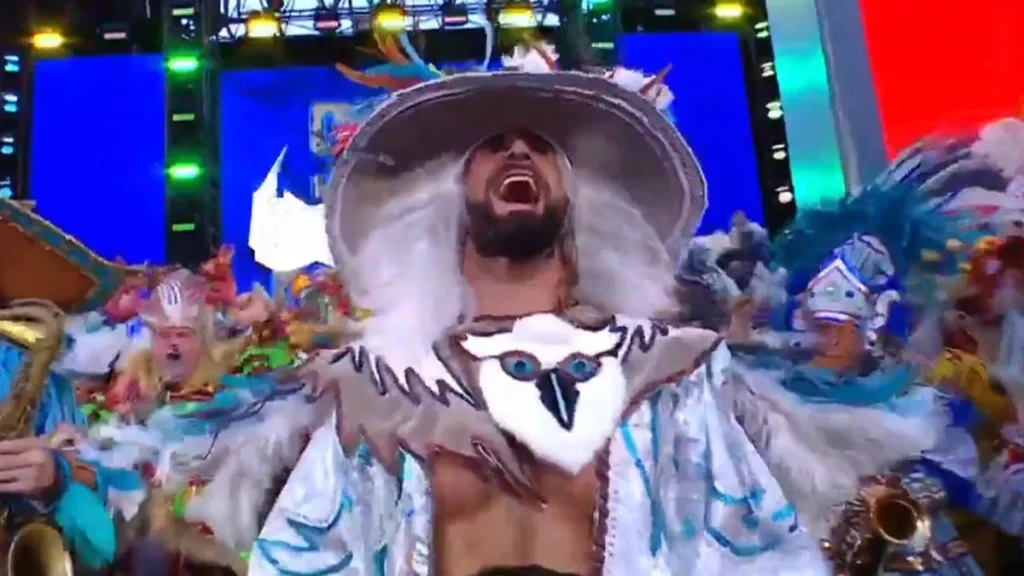 Seth Rollins' special entry at WrestleMania XL.