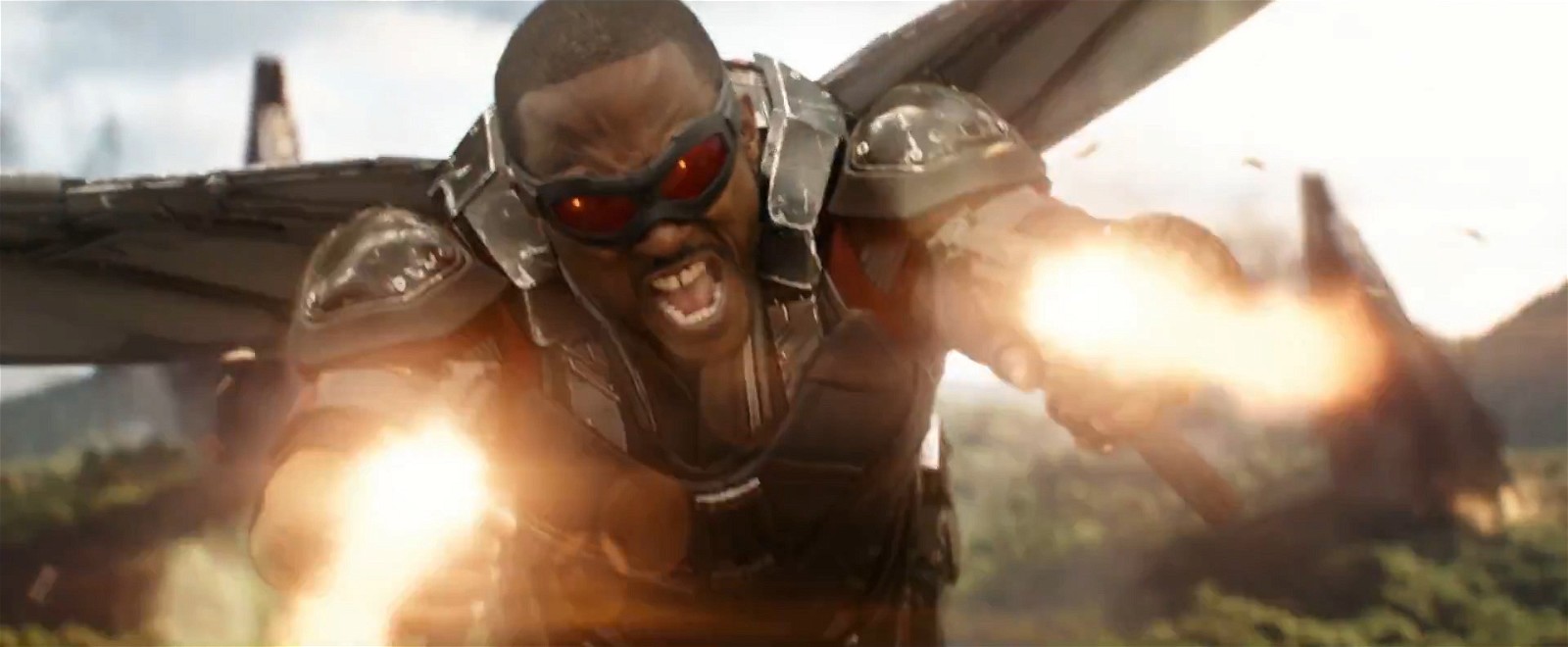 Anthony Mackie as Falcon in the MCU