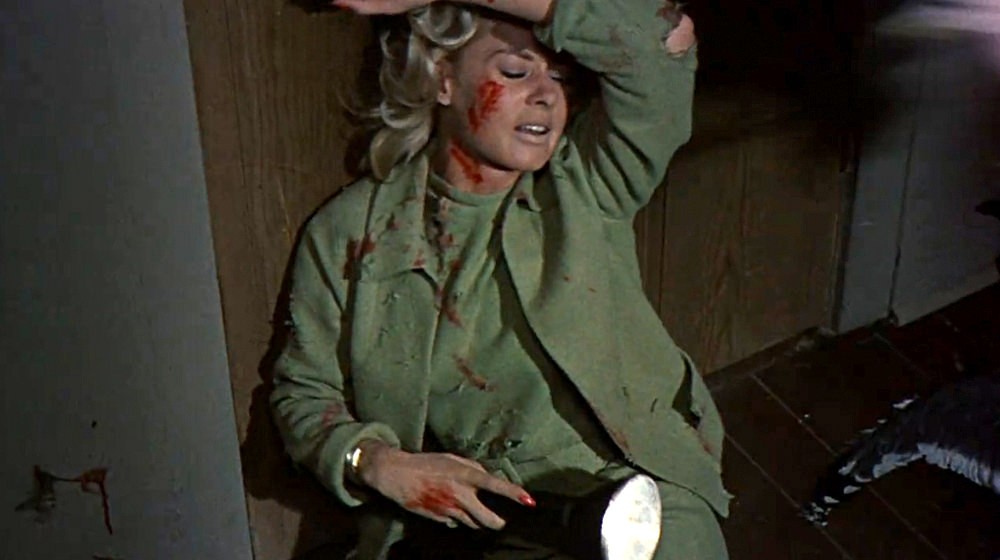 Tippi Hedren as Melanie Daniels in Alfred Hitchcock's The Birds
