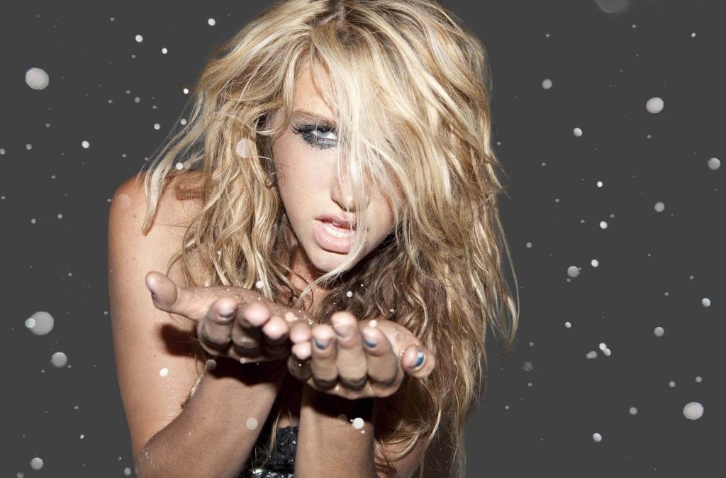 Kesha in a still from TiK ToK music video.