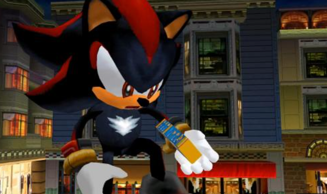 Shadow in Sonic Adventure 2