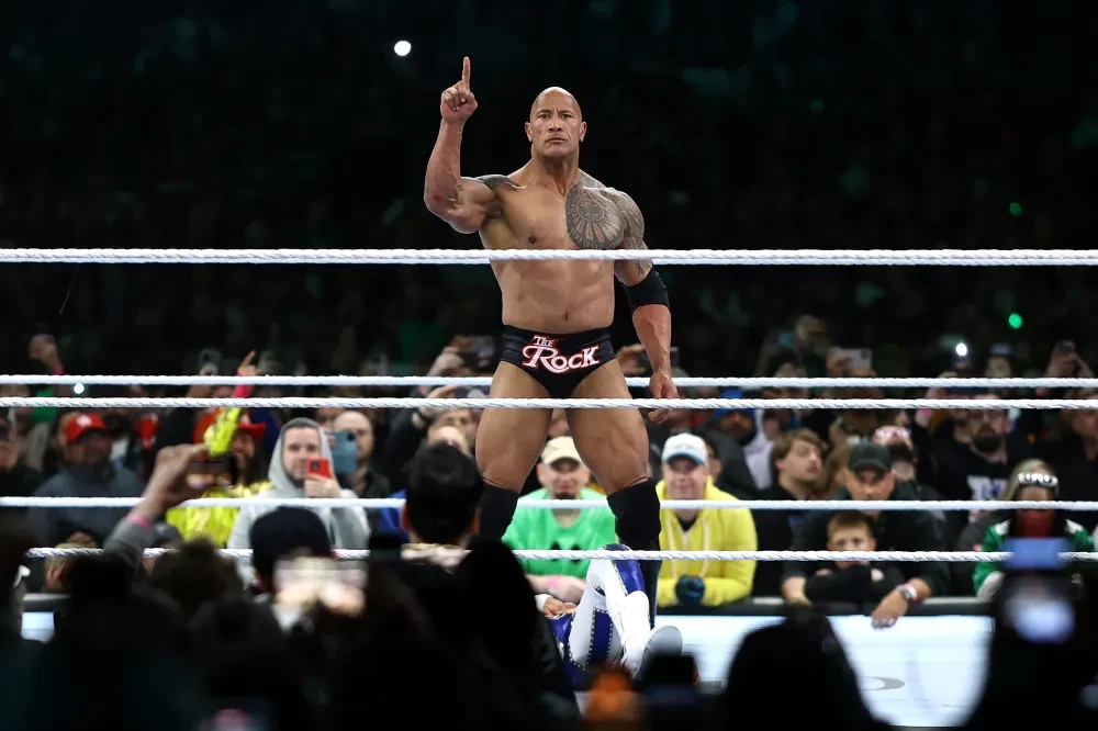 Dwayne 'The Rock' Johnson at WrestleMania XL