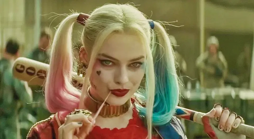 Margot Robbie as Harley Quinn in a still from Suicide Squad 