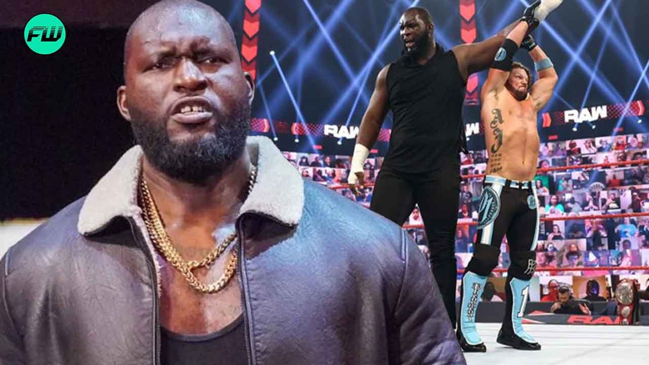 “Andre the Giant had the same thing but worse”: WWE Fans Feel Sorry For 7 ft 3 in Tall and 403 lbs Muscle Monster Omos Struggling Badly to Fit into a Plane