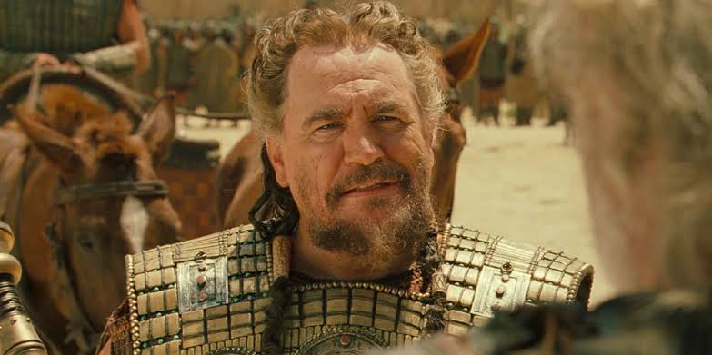 Brian Cox as Agamemnon in Wolfgang Peterson’s Troy (2004)