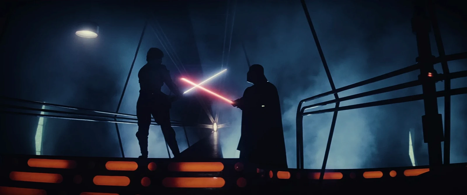 Luke Skywalker vs Darth Vader in The Empire Strikes Back