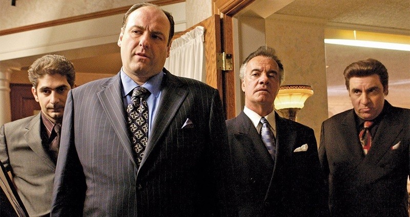 A still from HBO's The Sopranos