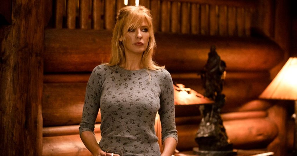 Kelly Reilly as Beth Dutton in Yellowstone. 