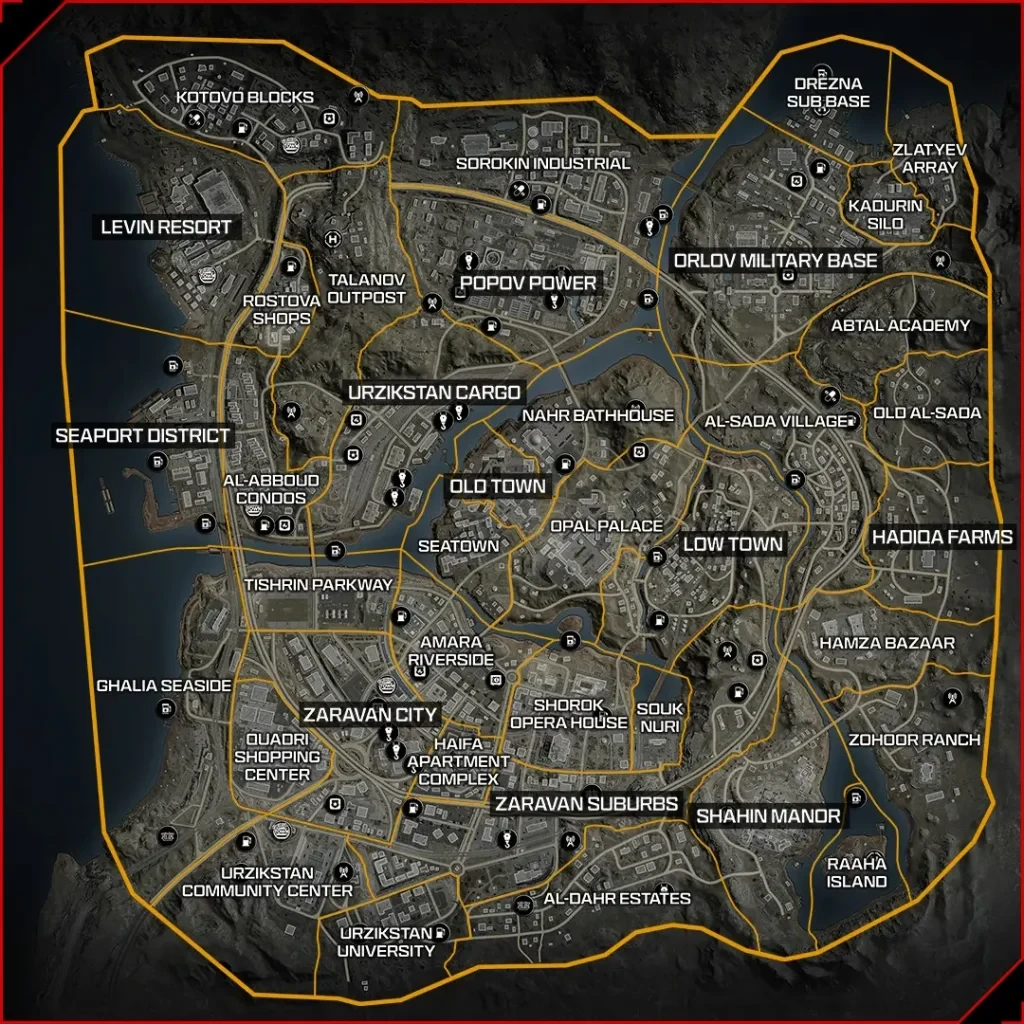 Warzone Map