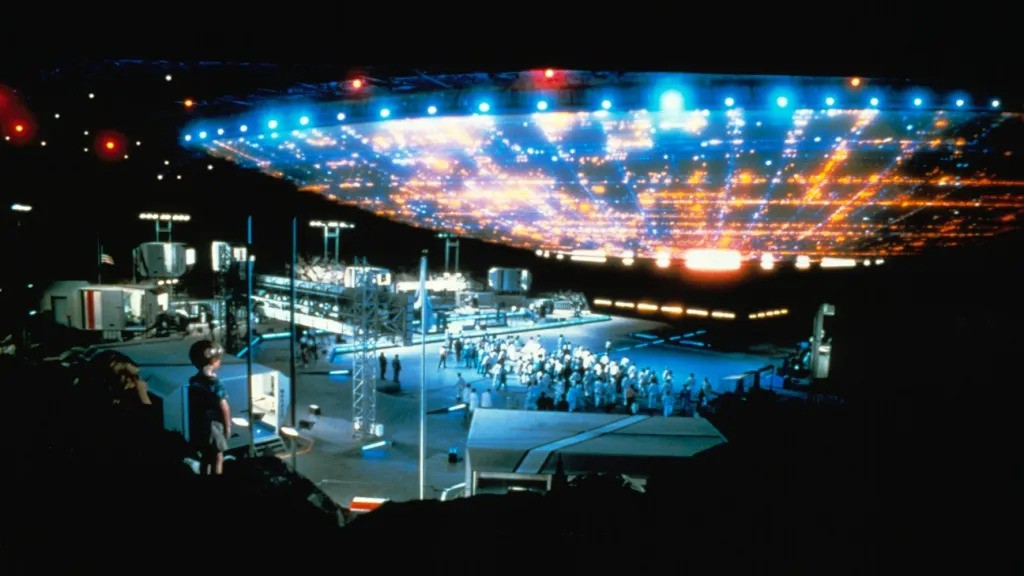 Steven Spielberg's 1977 UFO film Close Encounters of the Third Kind was a groundbreaking film at the time