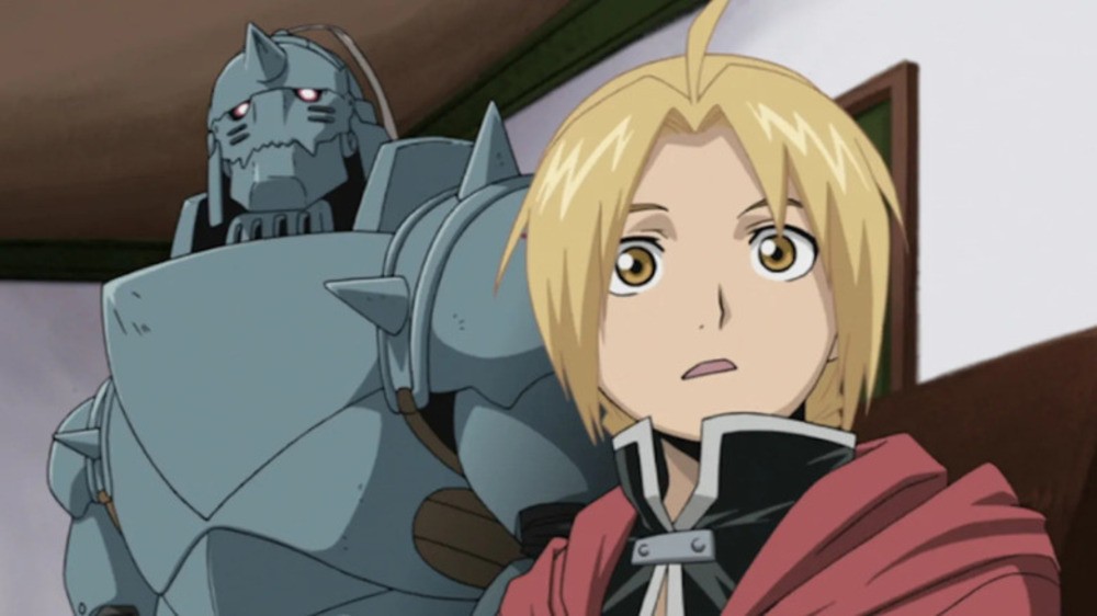 Alphonse and Elric in Fullmetal Alchemist