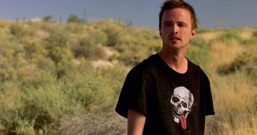 Aaron Paul in a still from Breaking Bad 