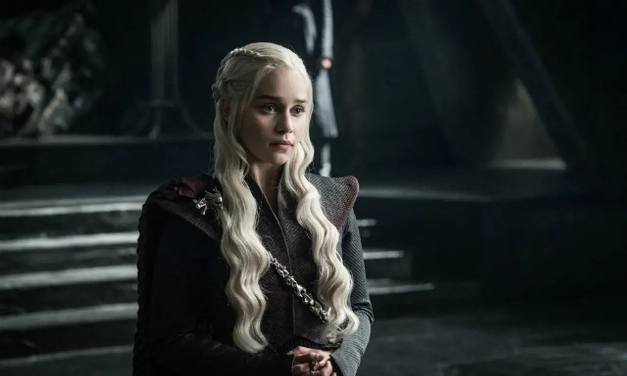 Emilia Clarke as Daenerys Targaryen in Game of Thrones [Credit: HBO Entertainment]